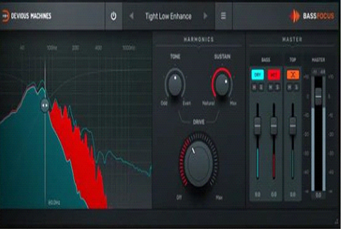 低頻增強器 – Devious Machines Bass Focus v1.0.4 MacOS