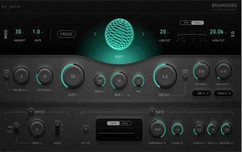 創意混響效果器 Plugin Alliance Brainworx bx_aura 1.1.0 MacOS