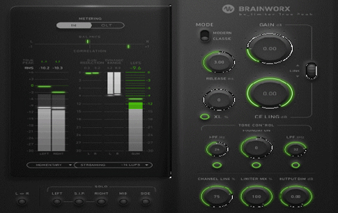 动态/压限 Plugin Alliance Brainworx bx_limiter True Peak 1.2.1 MacOS