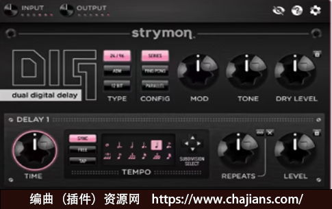 複古延遲效果器 Strymon DIG Plugin 1.0.0 WIN