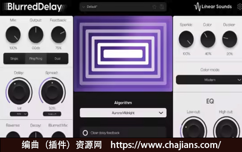 环境延迟效果 Linear Sounds BlurredDelay 1.1.1 WIN