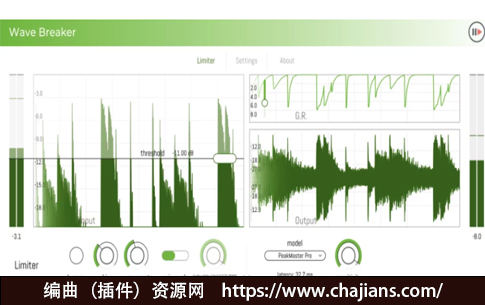真实峰值立体声砖墙式限制器 Press Play Wave Breaker Pro 2.1.0 WIN