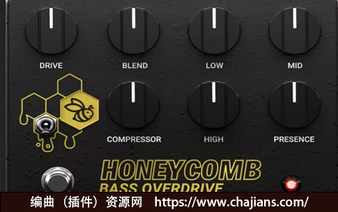 贝斯过载效果器 Canvas Audio Honeycomb Bass OD 1.0.0 WIN
