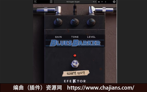 复古“Breakbreaker”组合放大器及其过载踏板的吉他效果器插件 Kuassa Efektor Blues Barker v1.0.0 WIN