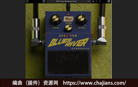 延音吉他效果器插件 Kuassa Efektor Blues River v1.0.0 WIN