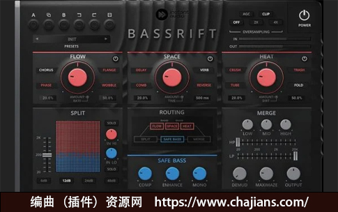 低音塑形效果插件 InstantAudio BassRift v2.0 WIN