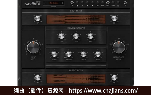 模拟风格的话放和饱和效果器插件 JMGSound DarkFire v2.0 WIN