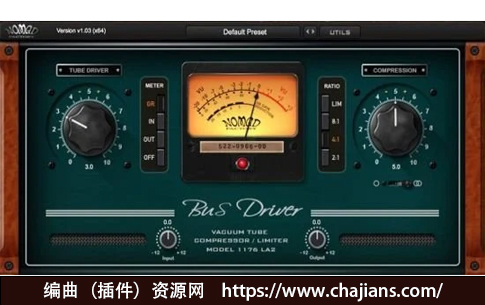 光学压缩器 – Nomad Factory Bus Driver 1.0.4.1 WIN