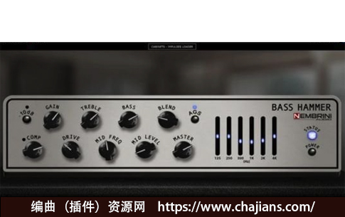 专为高级低音音色塑造设计的放大器 Nembrini Audio Bass Hammer 1.0.4 WIN