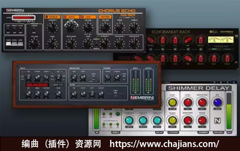数字延迟效果器合集 Nembrini Audio Delay Bundle v2025.8 MacOS