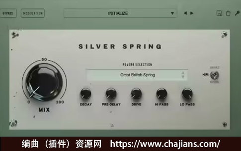 弹簧混响 Teletone Audio Silver Spring v1.0.0 Win/Mac